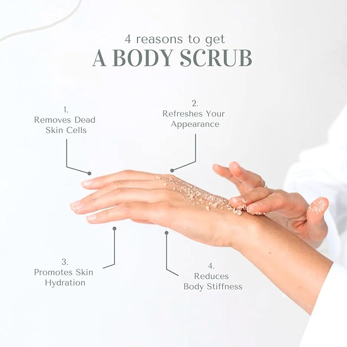 Shea Butter Ice Cream Body & Foot Scrubs 10 Oz - a Soft Serve Texture with a Nice soothing and Moisturizing Effect. Scent is Beautiful - The best stocking stuffer.