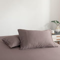 Bella Coterie | Luxury Bamboo Standard Size Pillowcase Set | 100% Organically Grown Bamboo Viscose | Ultra Soft | Cooling | 2 Pcs [Mocha]