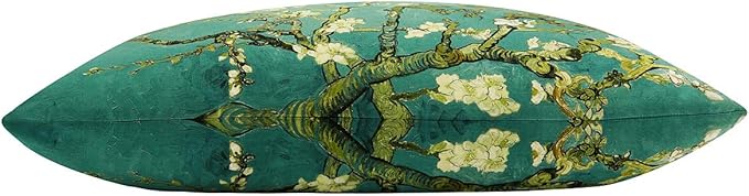 ALASKA BEAR Luxury Silk Pillowcase for Beauty Sleep, Genuine 22 Momme Mulberry Silk Pillow Case Slip for Room Decor, Cherry Blossom Floral Pattern Printed, Queen Size (1pc, Gift Box)