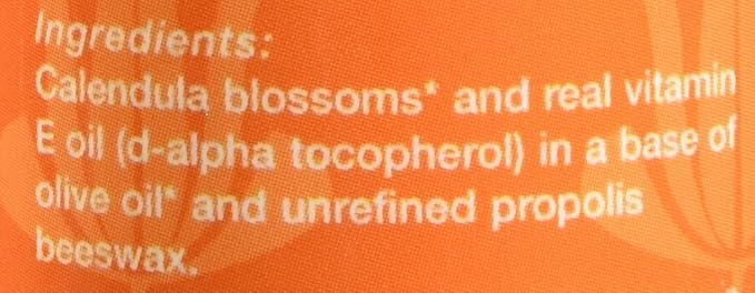 MJ's Herbals Calendula Salve - Skin Soothing Balm, Eczema Cream, Diaper Rash, Scars, Bug Bites, Made w/Calendula Blossoms & Propolis Beeswax (1 oz)