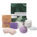 Natural Amor Spa Gift Set for Women – 6 PCS Self Care Relaxation Kit with Handmade Soap, Bath Bomb & Candle, Christmas Holiday Gift Box for Her, Ready-to-Gift Spa Set for Mom Wife Sister