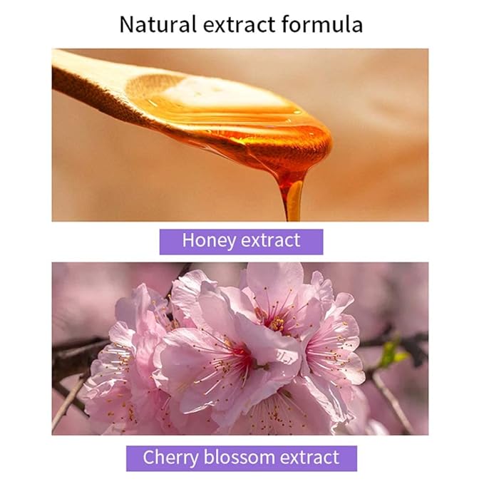 Lip Mask,Honey&Sakura Day and Night Repair Lip Sleeping Masks Honey Lip Balm, Fade Lip Lines Bee Balm Lip Balm, Hydrating &Prevention Dry and Crack Lip Scrubs Exfoliator (day and night)