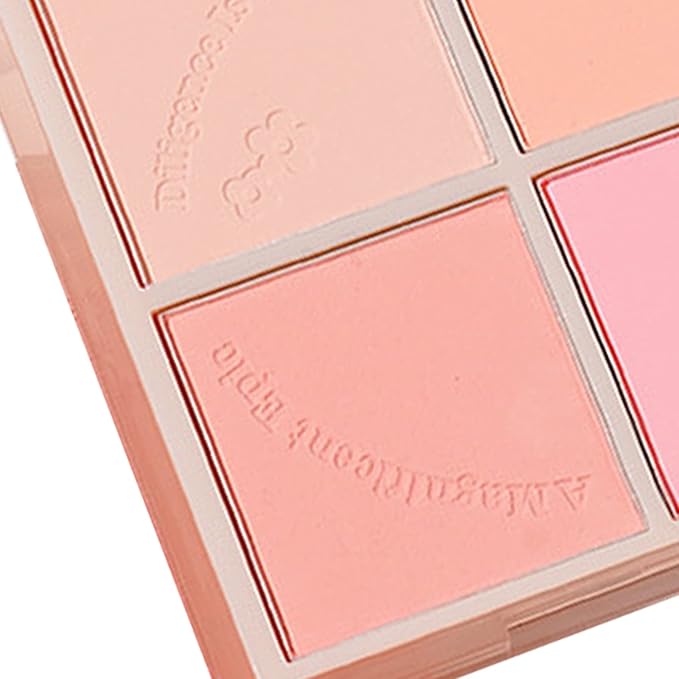 Powder Blush,Metallic Makeup Powder Blush Long Lasting Smooth Pigmented Single Color Shimmery Cosmetics Blush Blush Palette
