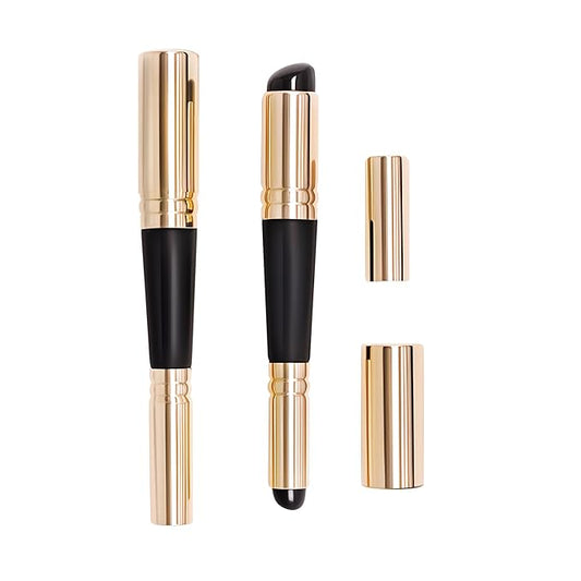 Dual Ended Silicone Lip Brush with Lid, Jelly-like Lip Makeup Brush, Versatile Makeup Applicator for Lips, Concealer, Contour, Blush, Bronzer, and Eyes, 1 count