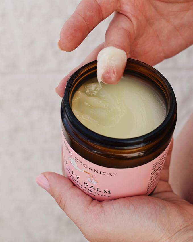 Belly Bundle by Irene Organics - Organic Belly Butter and Oil for Pregnancy Stretch Mark Prevention and Treatment - Award Winning Skincare For Pregnancy and Postpartum - Mother's Day Gift Set (Small)