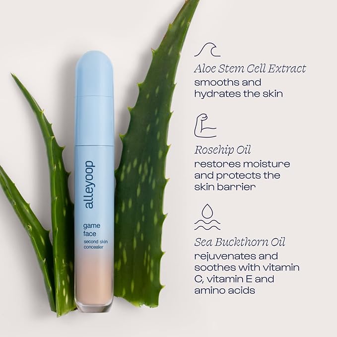 ALLEYOOP Skin Foundation Concealer, Golden, Cream, 009