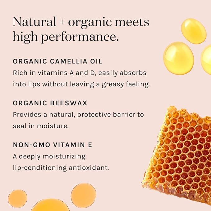 Kari Gran Lip Whip | Moisturizing Lip Balm with Organic Oils | Glossy Sheen + Peppermint | Rich Buttery Texture, Hydrates & Protects | Non-GMO, Organic Ingredients, Made in USA (Naked Peppermint)