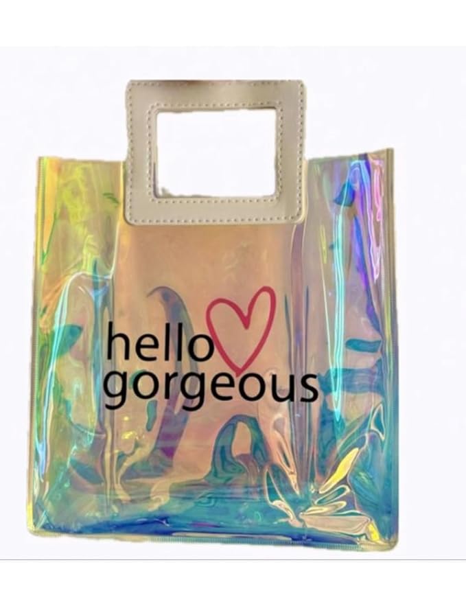 White Barn - Bath and Body Works - Gift Set 2 Piece Bundle - with Gift Bag HELLO GORGEOUS (Wild Sand)