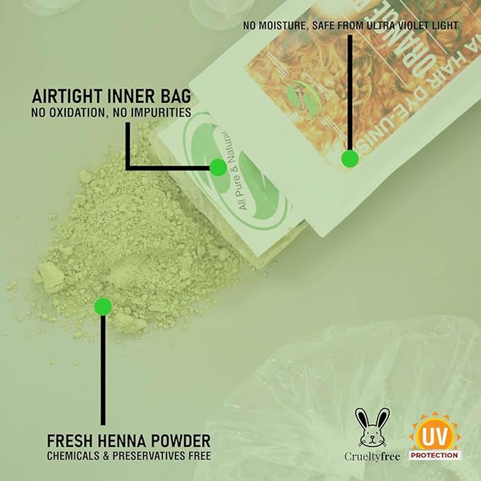 1 Pack Of Red/Orange Henna Hair & Beard Color/Dye 100 Grams - Natural Hair Color, Plant-based Hair Dye - The Henna Guys