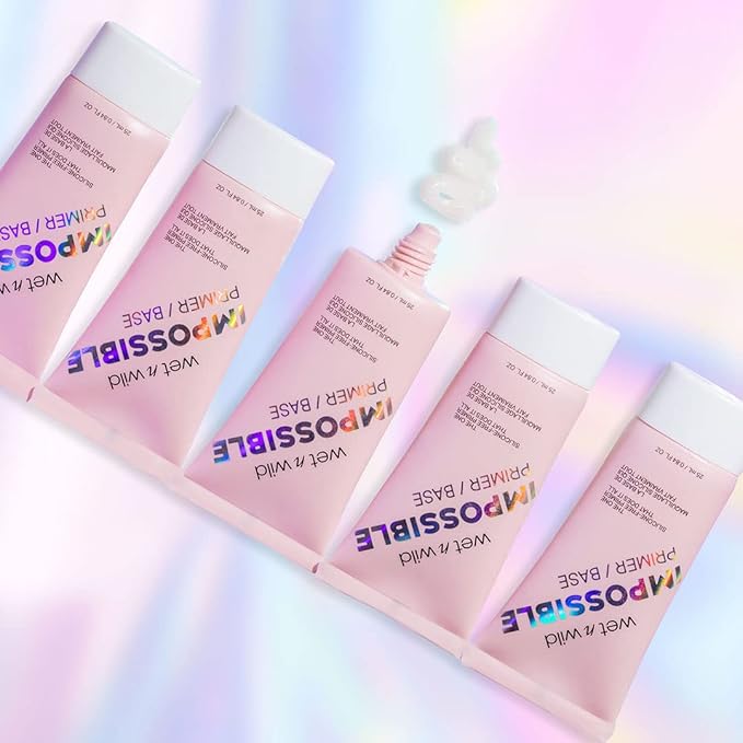 wet n wild Prime Focus Impossible Primer, Clear, Hydrating Matte Finish, 0.84 Fl Oz