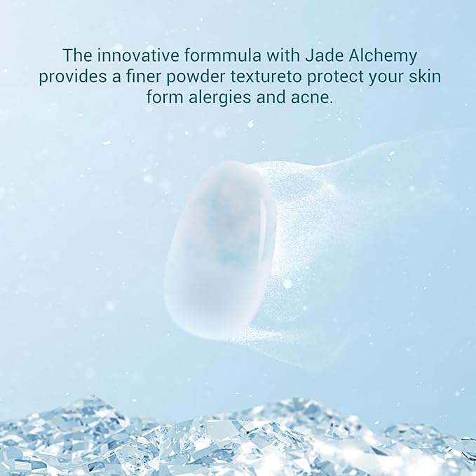 FLORASIS Breathable Loose Setting Powder, Flawless Jade Lightweight Long-Lasting Makeup Powder for Face (09 Ocher)