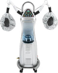 Steamer for Hair Salon,Ozone Micro Mist Hair Steamer, 650W Hair Salon Professional Ozone Hair Steamer Free Standing Color Processor with Dual Caps,Rolling Base for Deep Hair Care Repair, Hair Styling