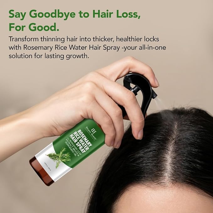 Botanic Hearth Rosemary Hair Growth Water Spray 6.8 fl oz, Korean Hair Care Oil for Scalp Detox, Hydration for Thinning Hair | Anti-Itch, Anti-Flake, Sulfate & Paraben Free