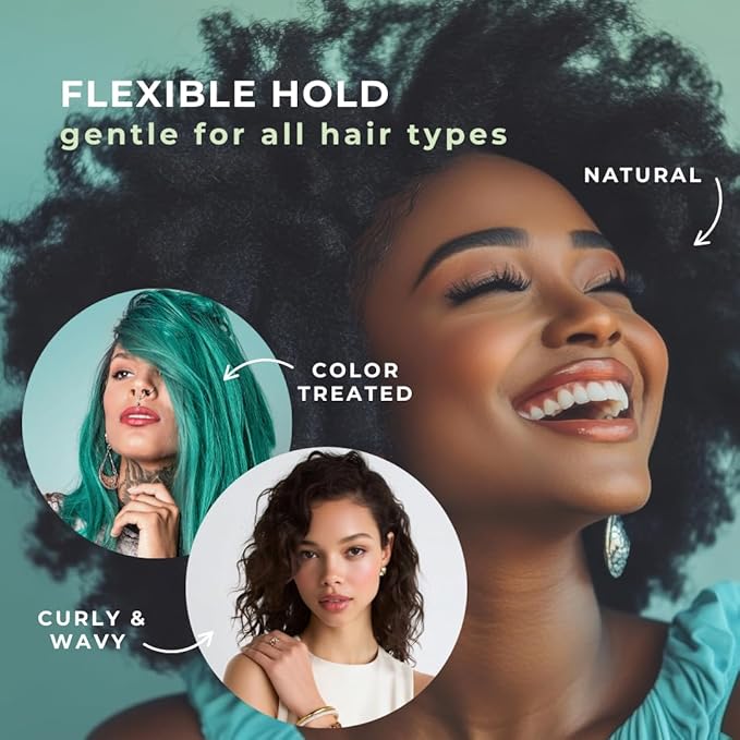 Honeybee Gardens Hair Spray Alcohol Free, Herbal Mint, 8.5 Fluid Ounce