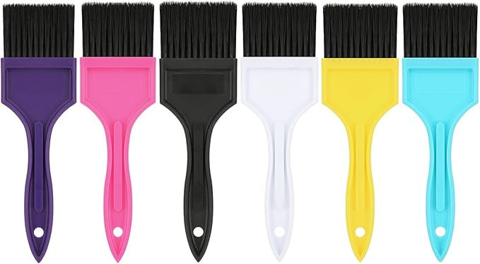 MEN'S GROOMING BARBER PRO 7 Pieces Rainbow Tint Bowl Set, Small Hair Coloring Dye Mixing Tint Bowls and Brush Kit, Hair Dye Coloring Kit For Hair Dye Tools