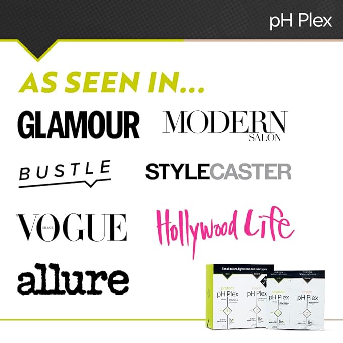 LIW pH Plex Steps 1&2 Protect & Repair Hair Care Treatment - Use with Home Hair Color & Bleach Products - Salon Quality Professional Results at Home - Value Pack (10 Sachets of Steps 1 & 2)