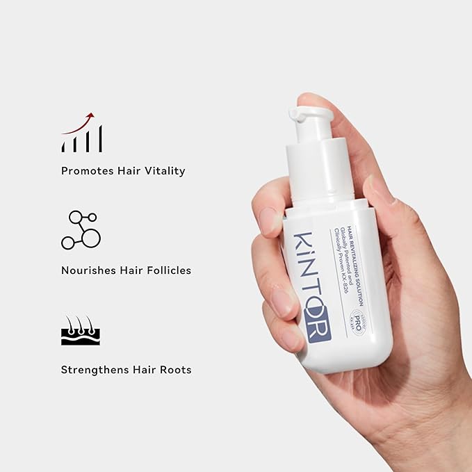 0.9% KX-826 KINTOR Hair Growth Spray,Strengthen Hair Nourish Hair follicles,Hair Care Products for Sparse Hair and Oily Hair Men&Women,300ml,Pro