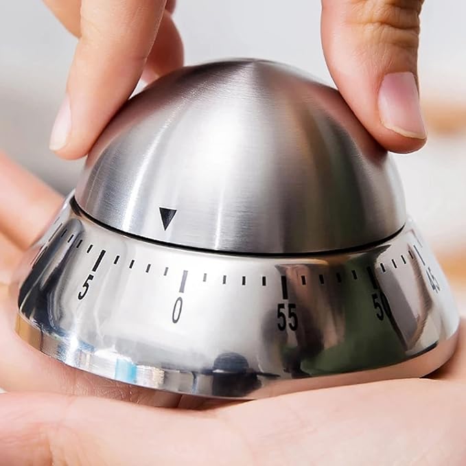 Cooking Timer Mechanical Waterproof Durable Corrosion Resistant Accurate Timing Reminder for Hair Color Processing,Kitchen Timer, Cooking, Baking, Kitchen Timer, Cooking Timer Mechanical Waterpr