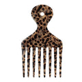 VOCOSTE Hair Picks for Curly Hair, Gentle Detangling Wide Tooth Comb, Afro Pick, Hair Pick Comb, Hangable Hair Styling Tool for Hair Care, Black Brown