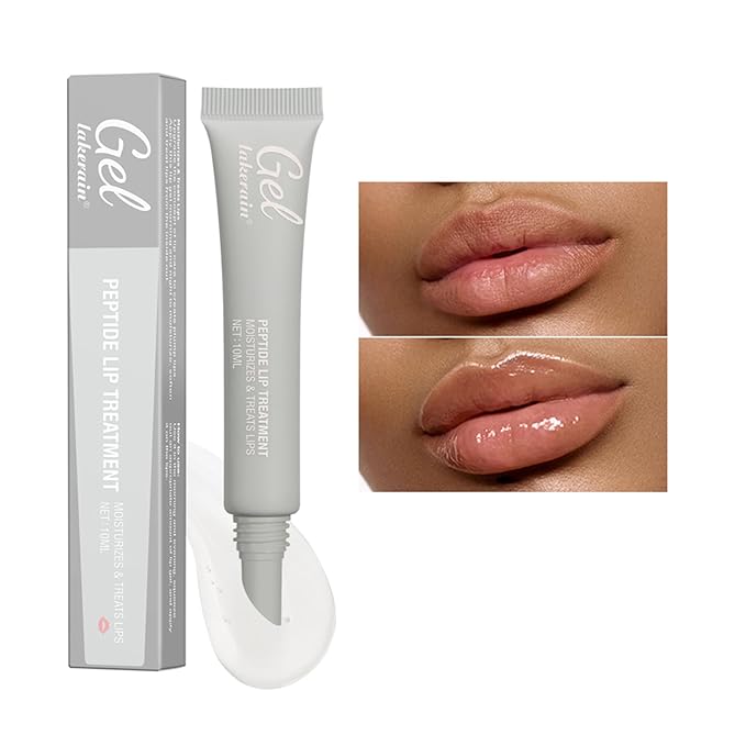 Lip Glowy Balm,Hydrating Moisturizing Lip Balm for Dry Cracked Lips,Sheer Tint Color,Shiny Glossy,Longlasting Lip Moisturizer Oil Nourishing Lip Care Lip Repair Gel Peptide Lip Treatment ChapStick-01#