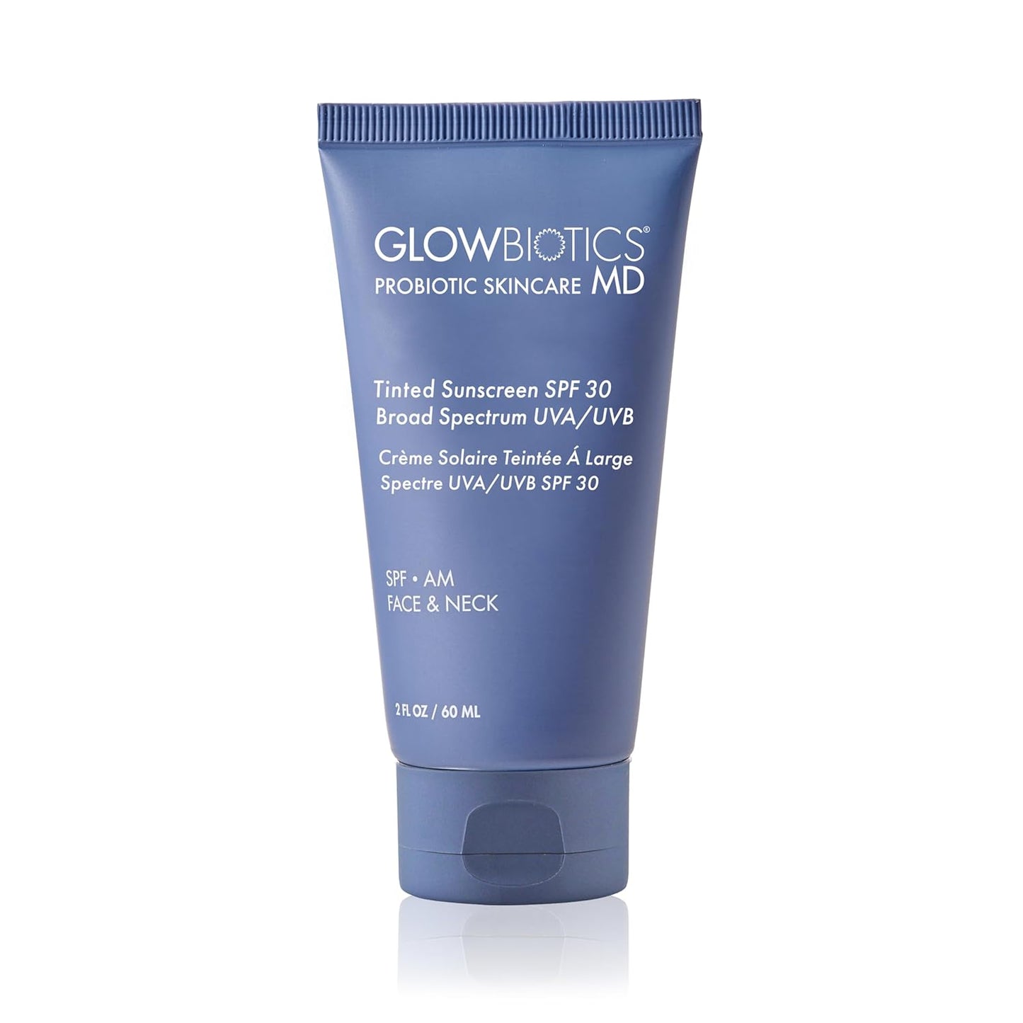 Glowbiotics Tinted Reef-Safe Sunscreen SPF 30: Non-Greasy Daily UVA/UVB Protection | Breathable Mineral Primer with Vitamins, 2 Fl Oz