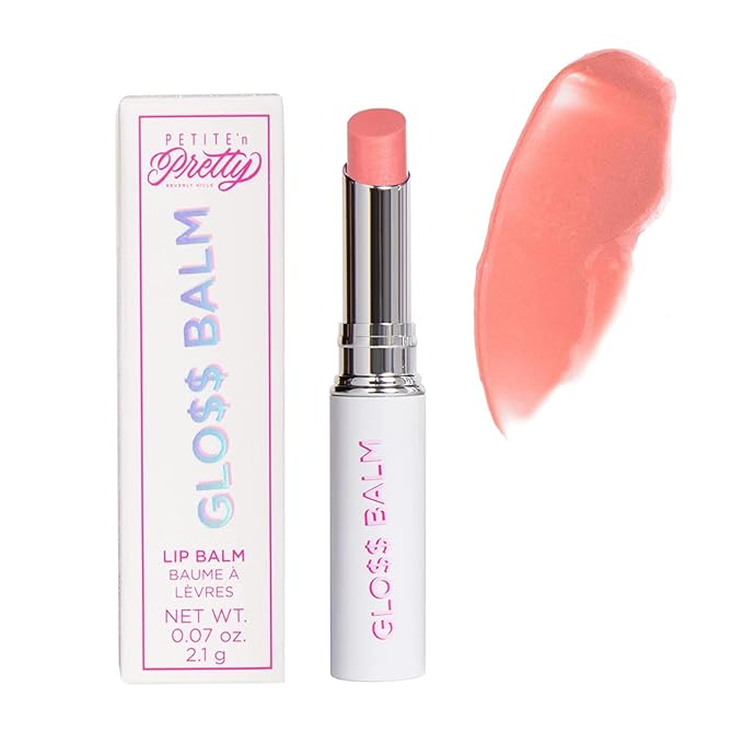 Petite 'n Pretty Glo$$ Lip Balm ($hine Bright) - Makeup for Kids, Tweens, Teens - Hydrating, Lightweight Lip Gloss Made in the USA
