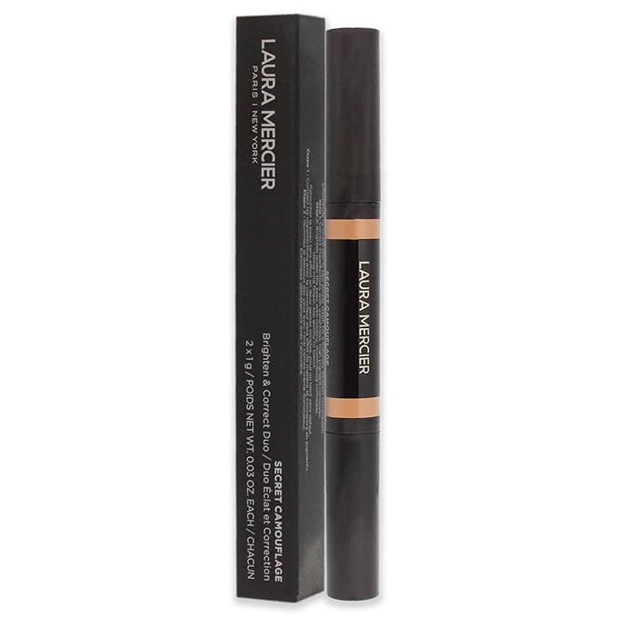 Laura Mercier Secret Camouflage Concealer Duo Stick - 3C Medium with Cool Undertones Women 2 x 0.3 oz