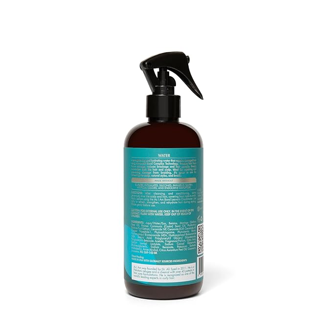 As I Am Bond Water - 16 oz - with Moringa, Amla, & Ceramides - Hair Repair Treatment For Damaged Hair