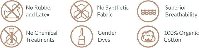 Cottonique Hypoallergenic Sleep Eye Mask made from 100% Organic Cotton (Melange Blue, Free Size)