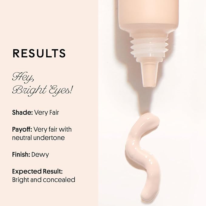 Winky Lux Peeper Perfect Under Eye Concealer, Makeup & Eye Brightener, Full Coverage Concealer for Dark Circles, Color Corrector & Eye Primer, With Collagen, Hyaluronic Acid & Vitamin E (Very Fair)