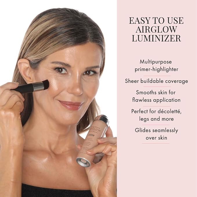 Jerome Alexander MagicMinerals AirGlow Tinted Highlighting Night Mist, Illuminating Airbrush Tinted Moisturizer Spray | Petal Pearl