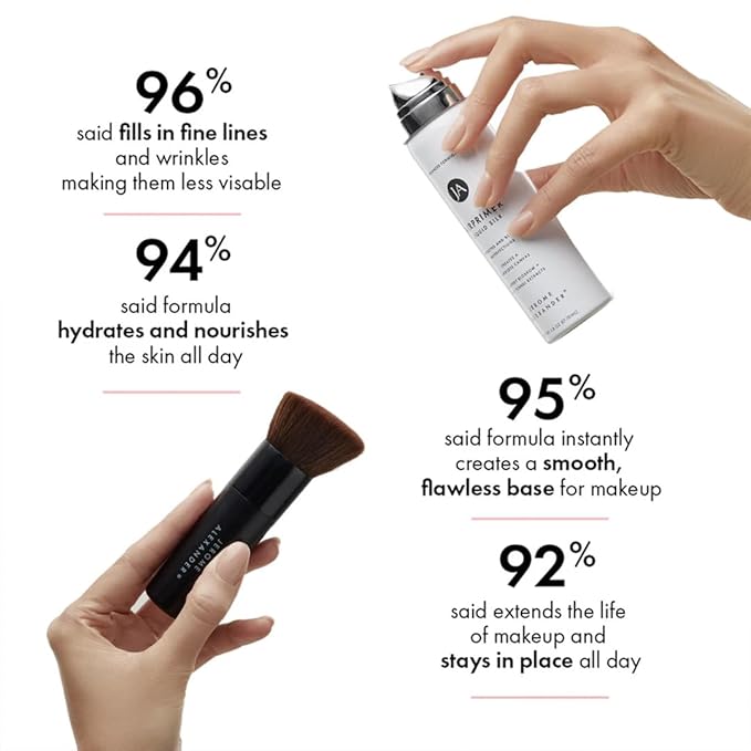 Jerome Alexander MagicMinerals Air Primer & Setting Spray Bundle – LiquidSilk Air Primer and AirFinish Setting Spray – Pore-Minimizing, Skin-Smoothing Formula for Long-Lasting, Flawless Matte Finish