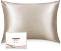 Adubor 100% Silk Pillowcase - Mulberry Silk Pillow Cases, 23 Momme 6A Grade Fibers, Silk Pillow Case for Hair and Skin Health, with Hidden Zipper (Queen 20''x30'', Beige, 1PC)