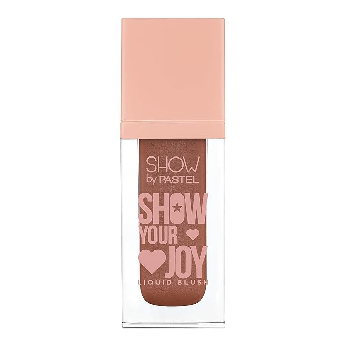 Show Your Joy Liquid Blush 54 | Bronze | Dewy Finish | Natural Looking | Clean Beauty | Moisturize The Skin Up to 24 Hours | Cruelty-Free | Natural and Fresh Looking | 0.141 fl.oz.