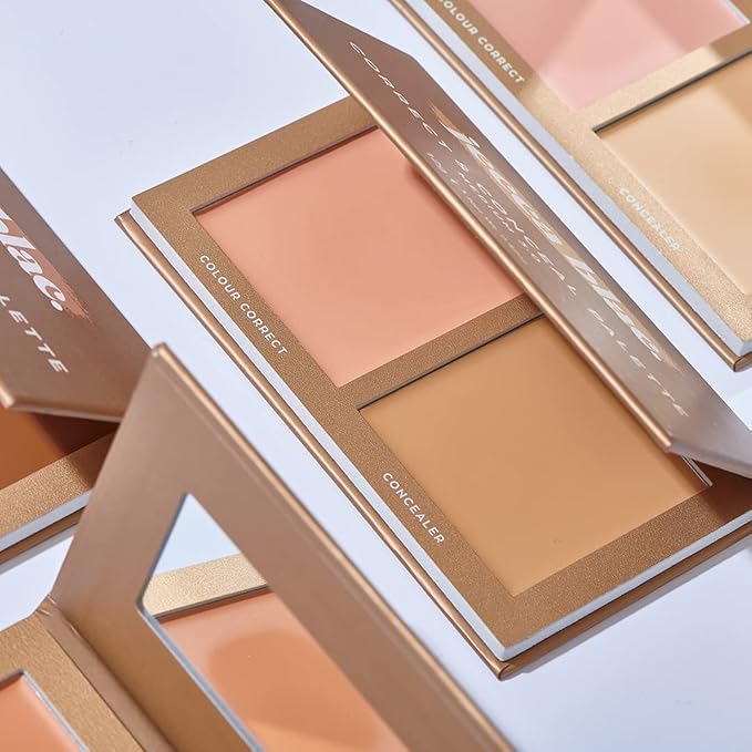 Jecca Blac Correct and Conceal Medium Coverage Palette, Lightweight Long Lasting Formula, Medium To Full Coverage, Gender Neutral and LGBTIQA+ Inclusive Make Up, Medium 3.0, 12g