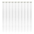 White Hair Extensions Clip in, 22 Inch 10 Pcs Long Straight Colored, for Kids Girls Women Highlights Party, Synthetic