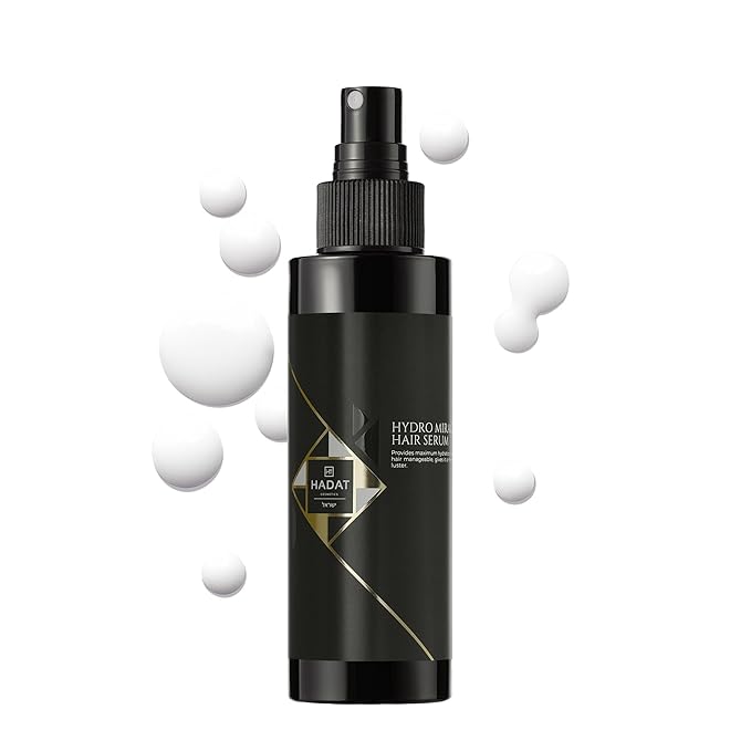 HADAT Hydro Miracle Hair Serum – Heat Protectant for Frizz Control, Shine & Detangling – Made in Israel – Sulfate & Paraben Free – For All Hair Types – 3.70 fl oz