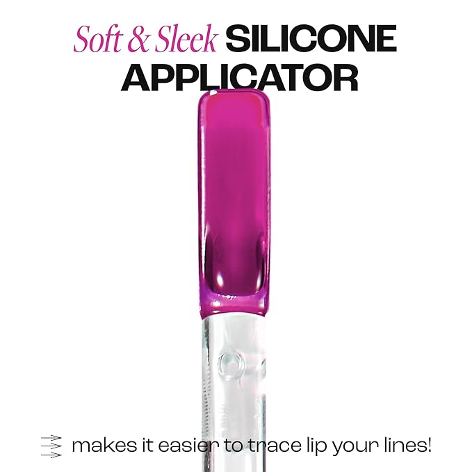 Rouge Star Plumping Lip Tattoo (0.17 oz) - 72-HR Long Lasting Waterproof Peel Off Lip Stain - Transfer-Proof, Non -Sticky Hydrating Matte Lip Tint Tattoo (Plum Berry)