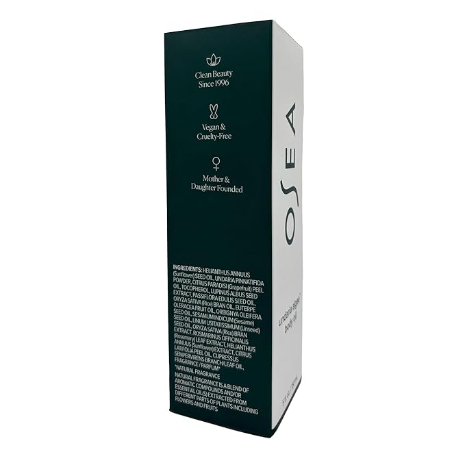 OSEA Undaria Algae Body Oil 5 oz – Visibly Firming, Deeply Moisturizing, Instantly Improve Elasticity, Clean Lightweight Non-Greasy Hydration, Vegan & Cruelty-Free Seaweed Skincare