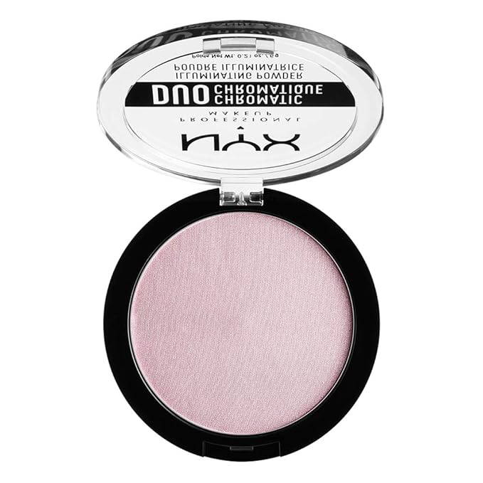 NYX PROFESSIONAL MAKEUP Duo Chromatic Illuminating Powder, Lavender Steel
