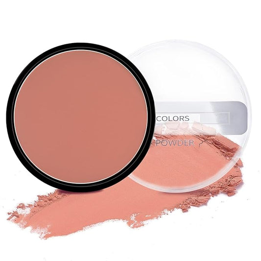Boobeen Powder Blush Matte Blush, Highly Pigmented Beauty Cream Blush Palette for Create A Natural Cheek Flushed Look, Rich Colors