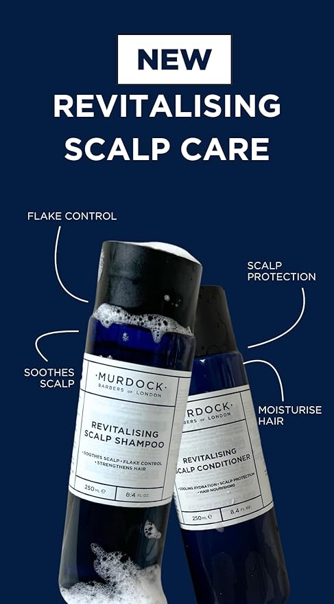 Murdock London Revitalising Scalp Conditioner | Scalp Protection, Hair Nourishing | Made in England | 250ml
