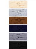 TERSE Headbands for Women Non Slip: Twist Head Bands for Women's Hair Trendy Solid Colors