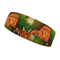 Headbands Athletic Sweatbands Breathable Headbands Elastic Women Men for Football Basketball Running Exercise (3d Rasta Rastafarian African Lion)