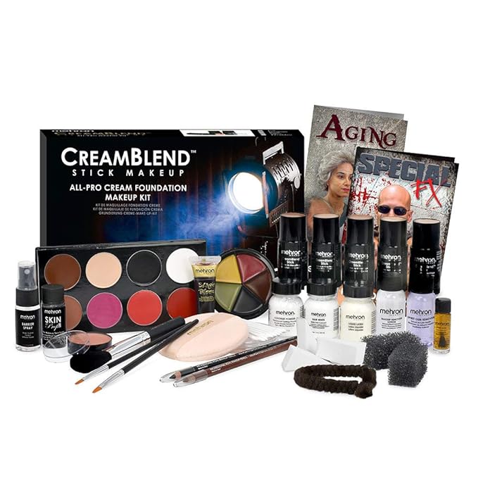 Mehron Makeup Creamblend All-Pro Student Makeup Kit (Fair)