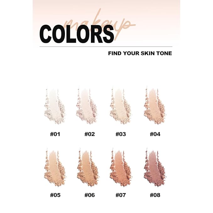 Pressed Face Powder Makeup Mineral Foundation Finishing Powder Pressed Finishing and Setting Powder Loose Setting Powder Makeup #02