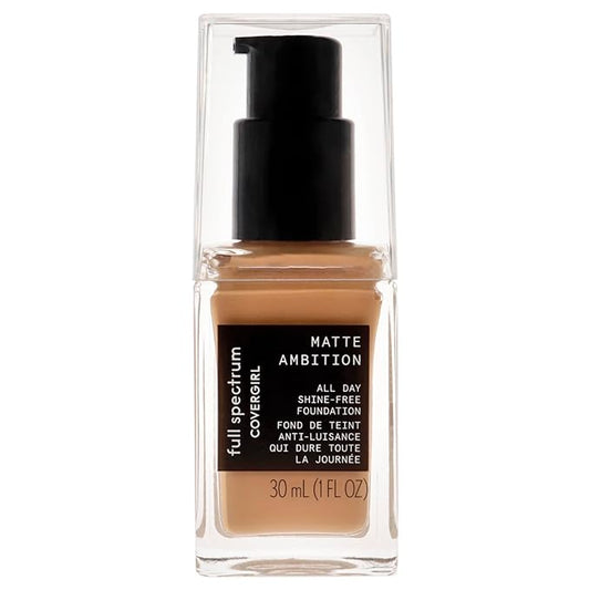 COVERGIRL Matte Ambition, All Day Foundation, Medium Cool 2, 1.01 Ounce