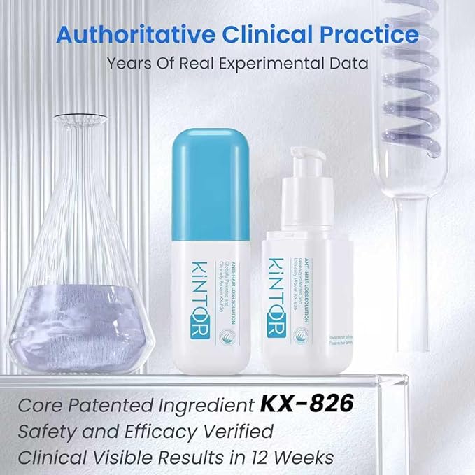 0.5% KINTOR KX-826 Hair Growth Spray,Oil Control Strengthen Hair,Hair Regrowth Products for Women&Men,Basic,360ml