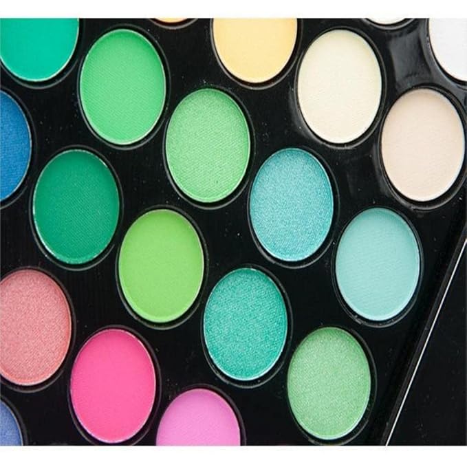 40 color Highly Pigmented Eye Makeup Palette, Matte Shimmer Metallic Eyeshadow Pallet Long Lasting Blendable Natural Colors Make Up Eye Shadows Cosmetics Gift Kit (E02)