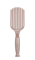 Premium Tangle Buster Brush – Soft Nylon Travel-Friendly Bristles – Long Durable Rubber Handle – Ideal for Wet and Dry Hair & Easy Grooming, Cashmere Color
